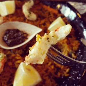 Vegan shrimps were amazing at Bubita Bar in Barcelona