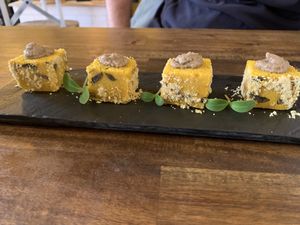 Entrada de polenta DELICIOUS! at Bubita Bar in Barcelona