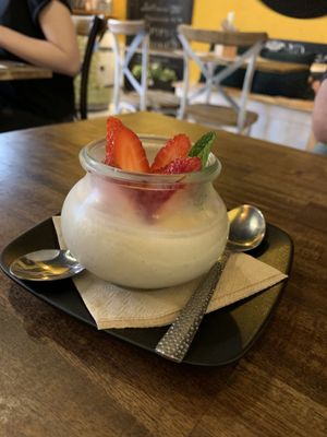 Cheese cake amazing at Bubita Bar in Barcelona