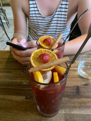 Sangria  at Bubita Bar in Barcelona