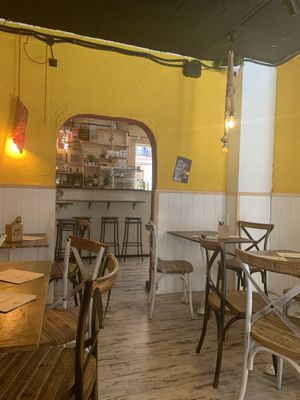 Nice interior  at Bubita Bar in Barcelona