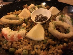 Seafood Paella at Bubita Bar in Barcelona