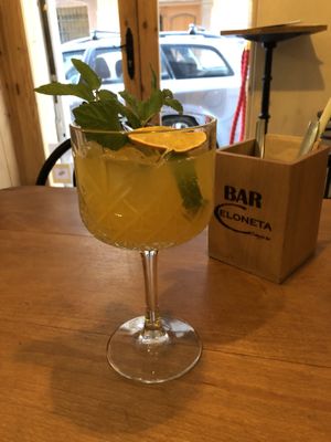 Mona Lisa sangria  at Bubita Bar in Barcelona