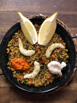 Paella at Bubita Bar in Barcelona