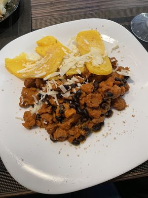 chilly con polenta   at Veganda in Padua