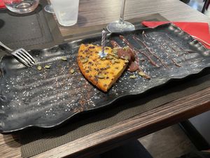 torta zucca e cioccolato   at Veganda in Padua