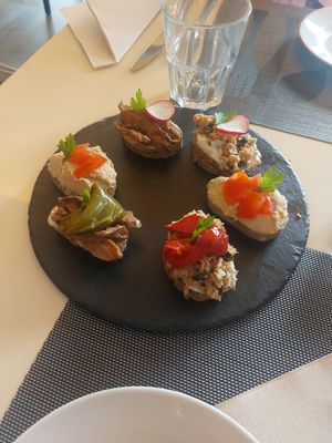 Bruscetta at Veganda in Padua