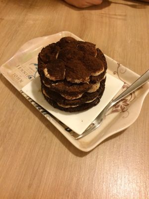 Vegan tiramisu! at Veganda in Padua