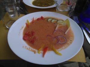 Gazpacho at Veganda in Padua