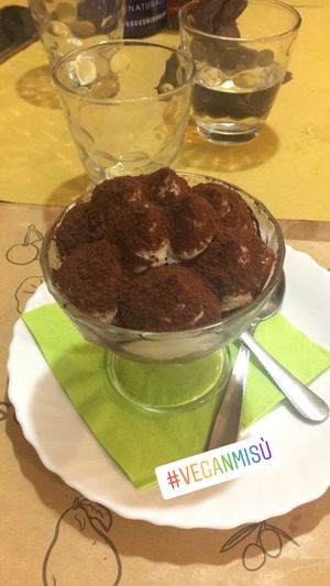 Vegan tiramisù  at Veganda in Padua