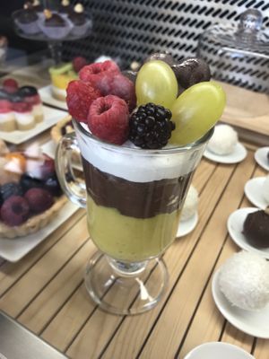 Amazing vegan deserts and creams :) at Veganda in Padua