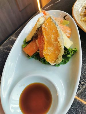 Tempura at Oishi sushi Châtillon in Valle D'aosta