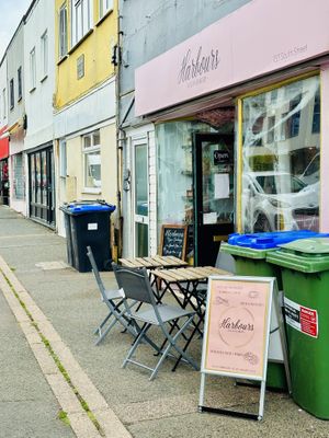 Outside   at Harbours Vegan Bakery in Lancing