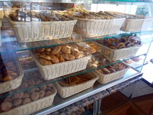 Vegan cookies and pasties at Katsaros in Glyfada
