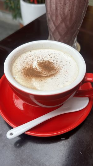 The best vegan salt coffee I’ve had in Vietnam🤍 and the smoothie was also amazing!  at Duyên Vegan & Coffee in Da Nang