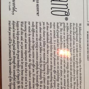 their philosophy  at Panino Vegano in Florence