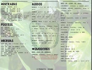 Menu1of5 at Avocado Vegetariano - Santa Gertrudis Copo in Merida