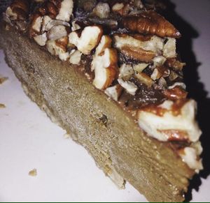 vegan avocado-chocolate pie at Avocado Vegetariano - Santa Gertrudis Copo in Merida