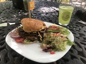Burger  at Avocado Vegetariano - Santa Gertrudis Copo in Merida