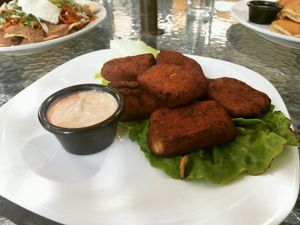 nuggets de platano at Avocado Vegetariano - Santa Gertrudis Copo in Merida
