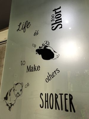 Life is too short to make others shorter 🐮🐷❤️ at Avocado Vegetariano - Santa Gertrudis Copo in Merida