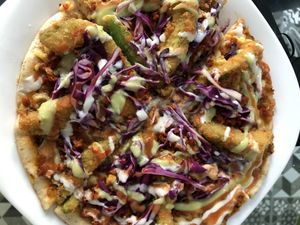 Pizza at Avocado Vegetariano - Santa Gertrudis Copo in Merida