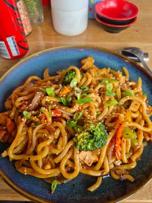 Vegan Udon noodles at Gobi Sushi Lerum in Lerum