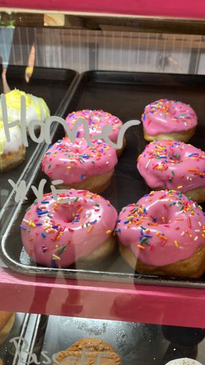 Homer vegan donutts  at Dirty D's  in Malvern