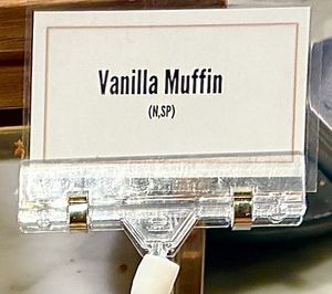 Allergens clearly listed  at Feast in Dubai