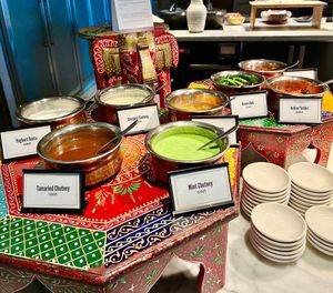 Allergens clearly labelled  at Feast in Dubai