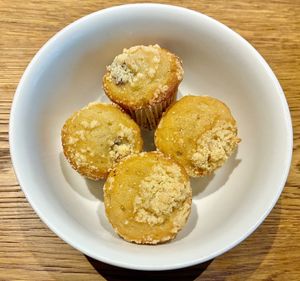 Vanilla muffins  at Feast in Dubai