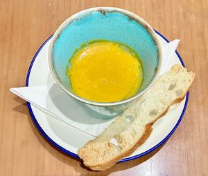 Sweet potato soup  at LDC Kitchen+Coffee - Mira in Dubai