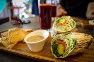 avocado wrap at Miss Green - Dunhua in Taipei