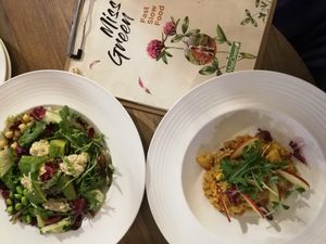 love how everything is vegan here at Miss Green - Dunhua in Taipei