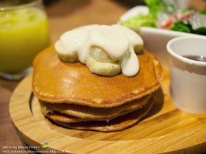 vegan pancake at Miss Green - Dunhua in Taipei