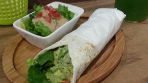 avocado wrap at Miss Green - Dunhua in Taipei