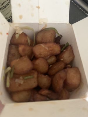 Spicy Thai fried potatoes  at Camille  in County Dublin