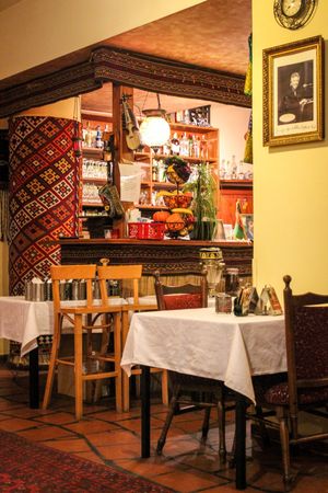 interior at Kabul in Prague