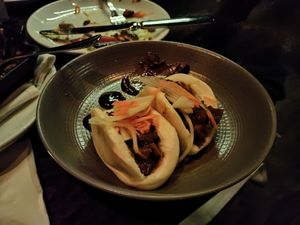Eggplant bao. at Charlie Was a Sinner in Philadelphia