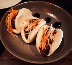 Caramelized eggplant bao   at Charlie Was a Sinner in Philadelphia