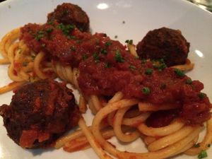 BUCCATINI & MEATBALLS at Charlie Was a Sinner in Philadelphia