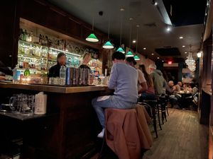 The Bar is the centre of the action  at Charlie Was a Sinner in Philadelphia