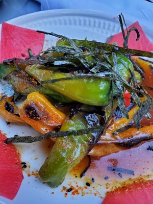Roasted peppers at Charlie Was a Sinner in Philadelphia