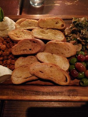 Mediterranean board at Charlie Was a Sinner in Philadelphia