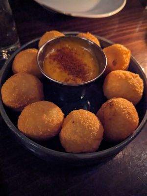 Potato croquettes at Charlie Was a Sinner in Philadelphia