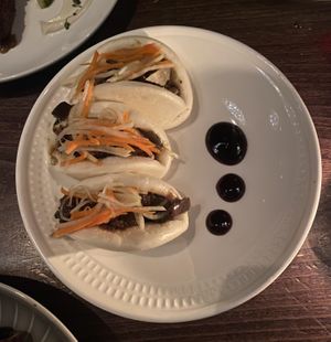 Eggplant Bao Buns  at Charlie Was a Sinner in Philadelphia