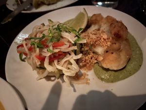 Pan seared cauliflowerr  at Charlie Was a Sinner in Philadelphia