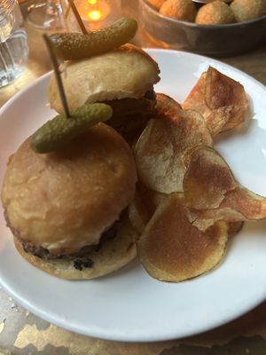 Impossible sliders  at Charlie Was a Sinner in Philadelphia
