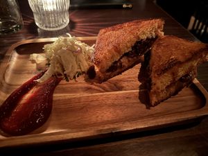 Grilled cheese sandwich  at Charlie Was a Sinner in Philadelphia