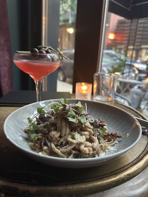 Mushroom Pasta  at Charlie Was a Sinner in Philadelphia